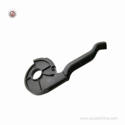 Custom Made Plastic Control Handle Of  Garden Equipment Component Lawn Mower Snow Blower Leaf Blower